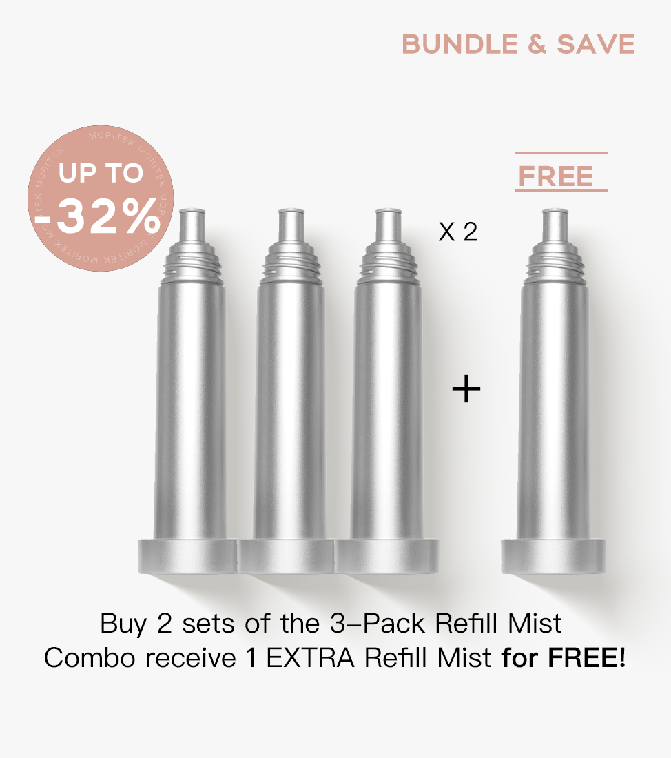 【Bundle & Save】Buy 6 Get 7! Two sets of the 3-Pack Refill Mist Combo get 1 EXTRA Refill Mist for FREE!