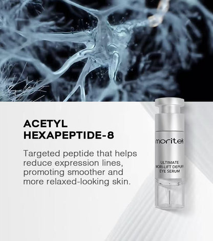 moritek ultimate mori-lift depuff eye serum